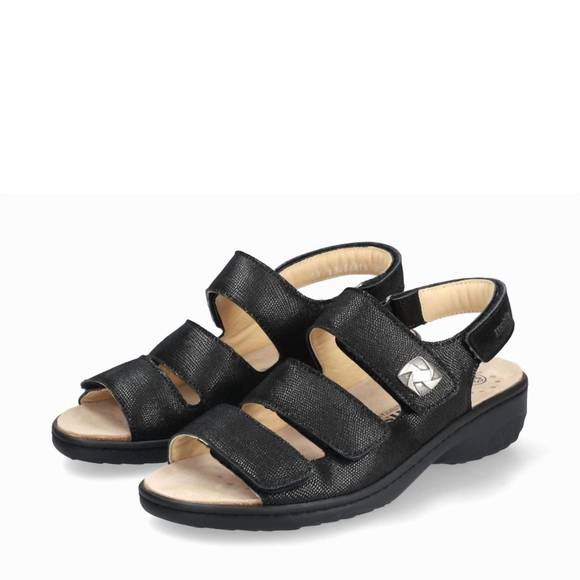 NEW MEPHISTO giorgina women's walking sandal in black - Picture 3 of 3
